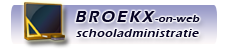 BROEKX-on-web Schooladministratie